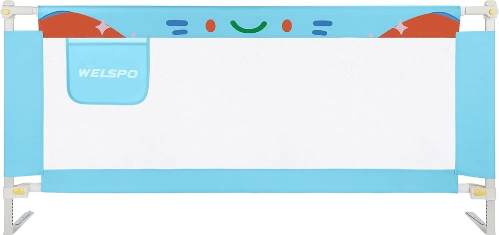 Welspo összecsukható biztonsági gyerekágy korlát 90x50cm