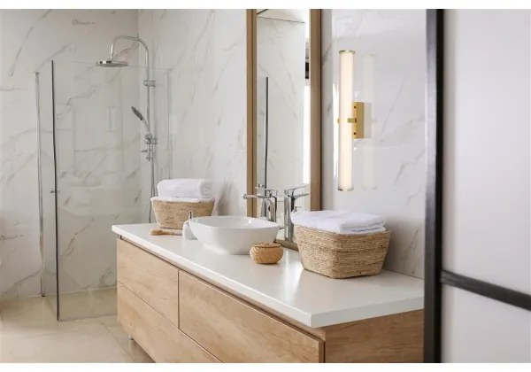 Searchlight 63126-1GO - LED Fürdőszobai lámpa CLAMP LED/23W/230V IP44 arany