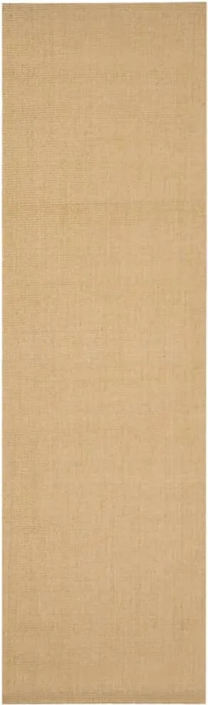 vidaXL természetes szizálszőnyeg 100x350 cm