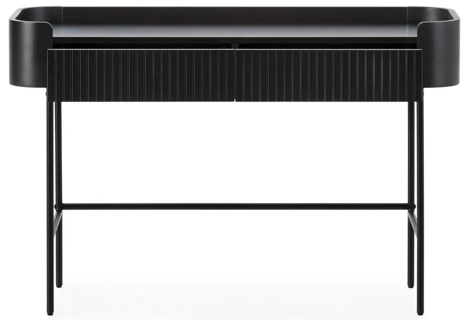 Fekete konzolasztal 40x120 cm Willa – MOME