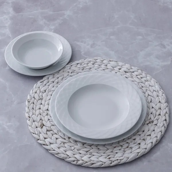 24 darabos fehér/porcelán étkészlet