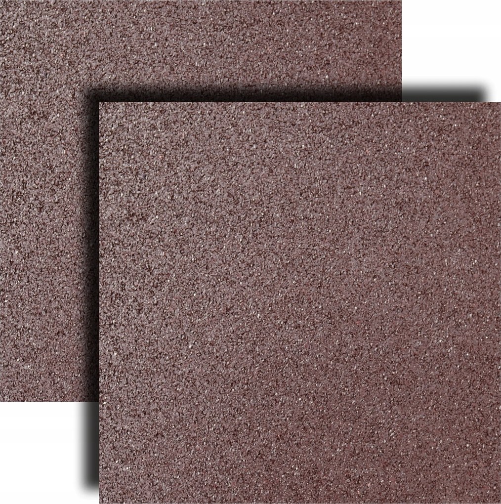 Sbr gumi szőnyeg 500x500x25mm rugalmas kert burkolat sötétbarna