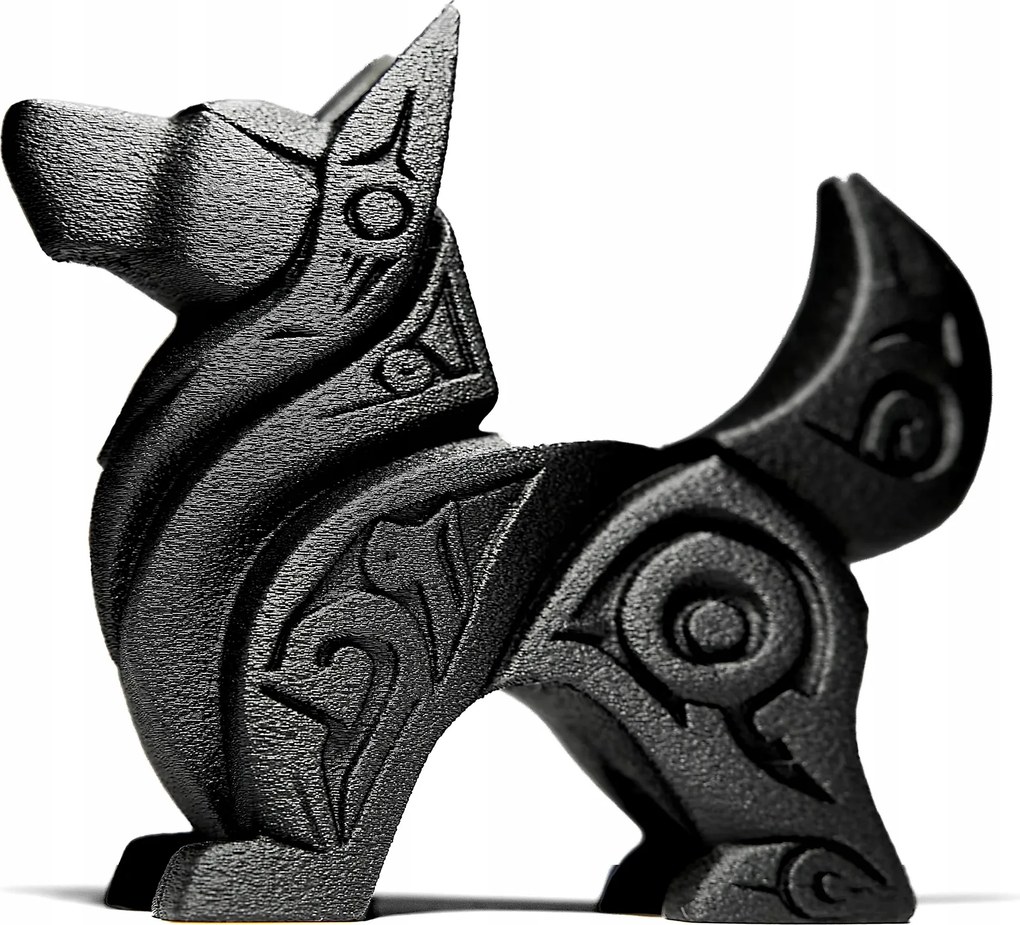 Kutya Szobor Figura Absztrakt Modern Dekoráció 15 cm Kutya