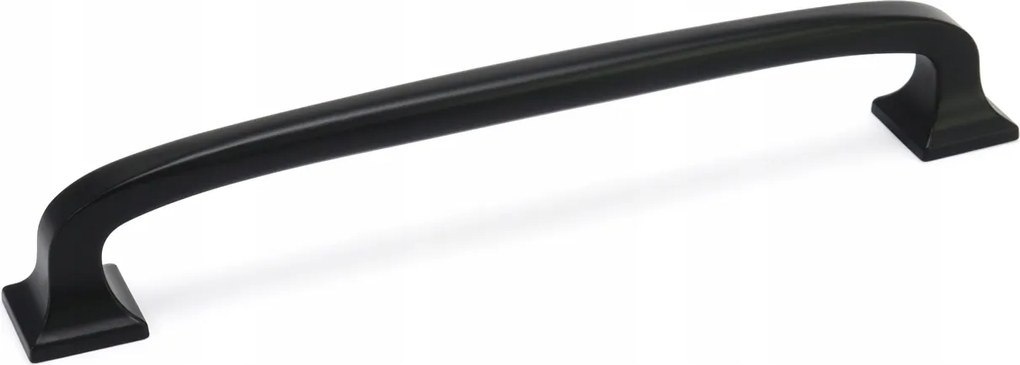 Bútorfogantyú Fekete Matt U100 128 MM Fém Vékony Keskeny Loft