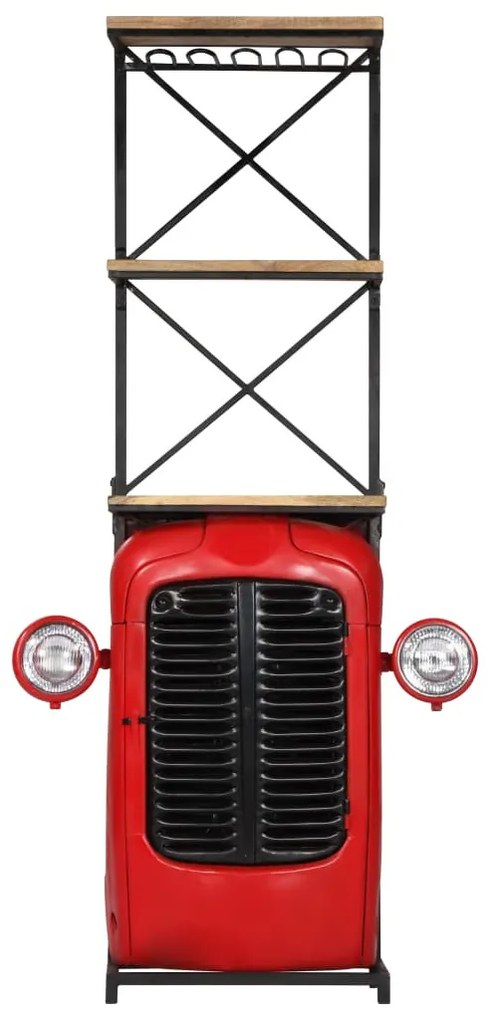 Tömör mangófa traktor borszekrény 49 x 31 x 172 cm