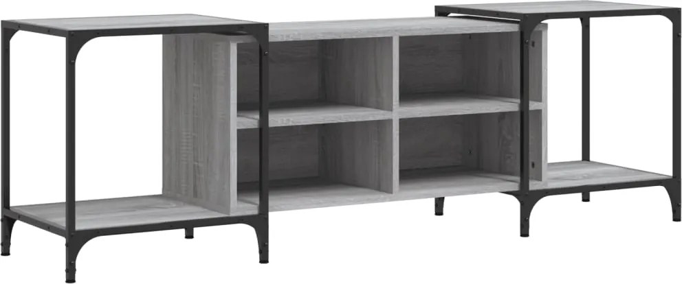 vidaXL szürke sonoma színű szerelt fa TV-szekrény 153 x 37 x 50 cm