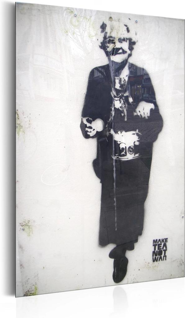 Plakát fémen - Granny by Banksy [Allplate]