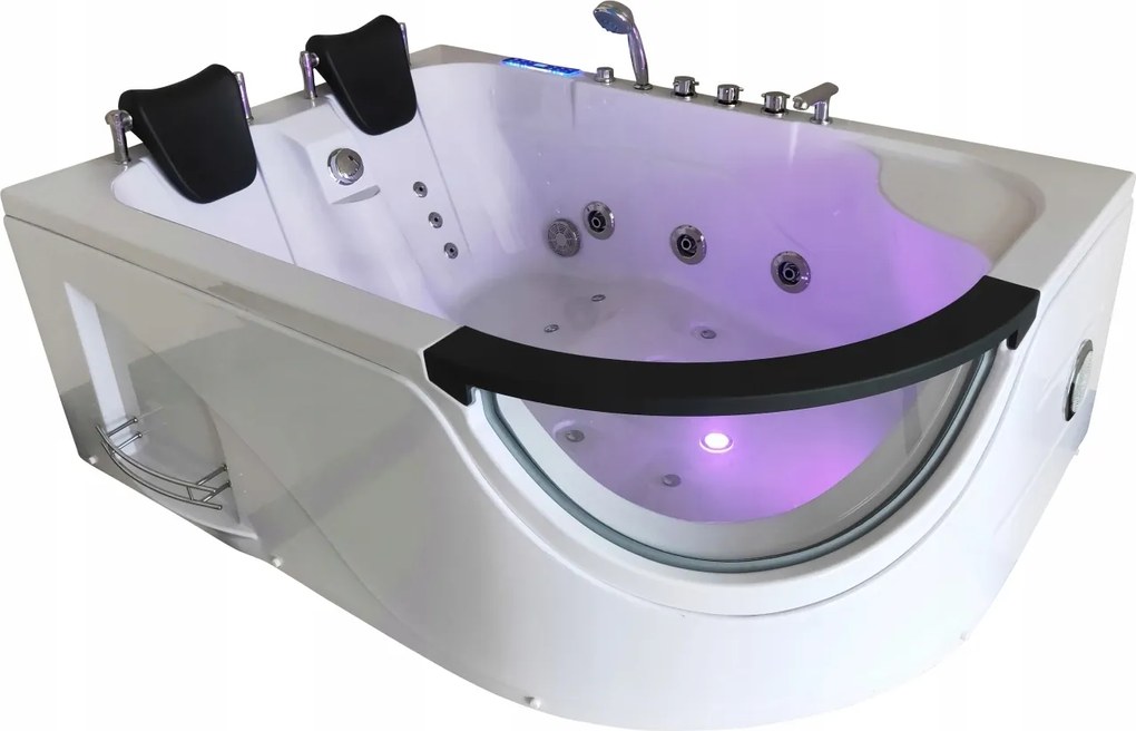 Pezsgőfürdő sarokmasszázs 2 személyes jakuzzi 2 fő részére max opció