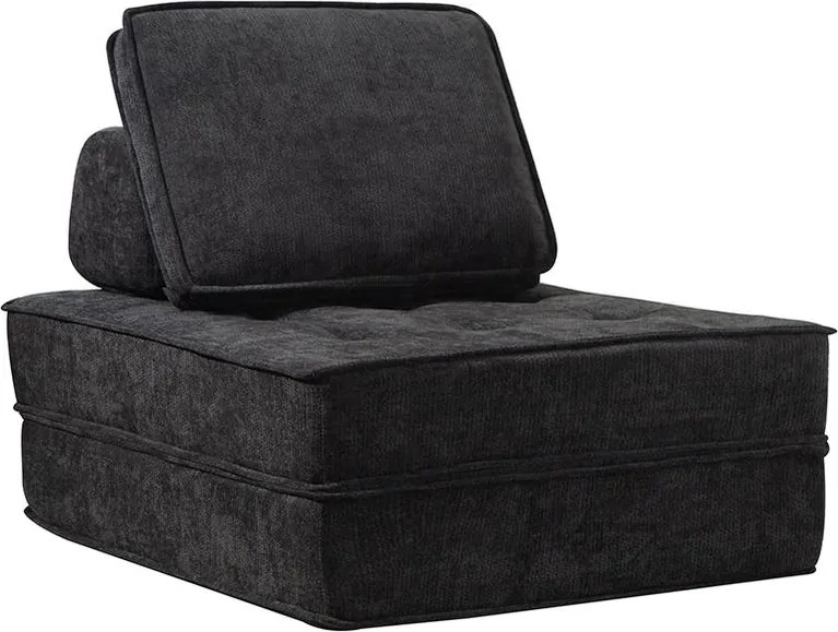 CALMERO kinyitható, multifunkciós kanapé - fekete