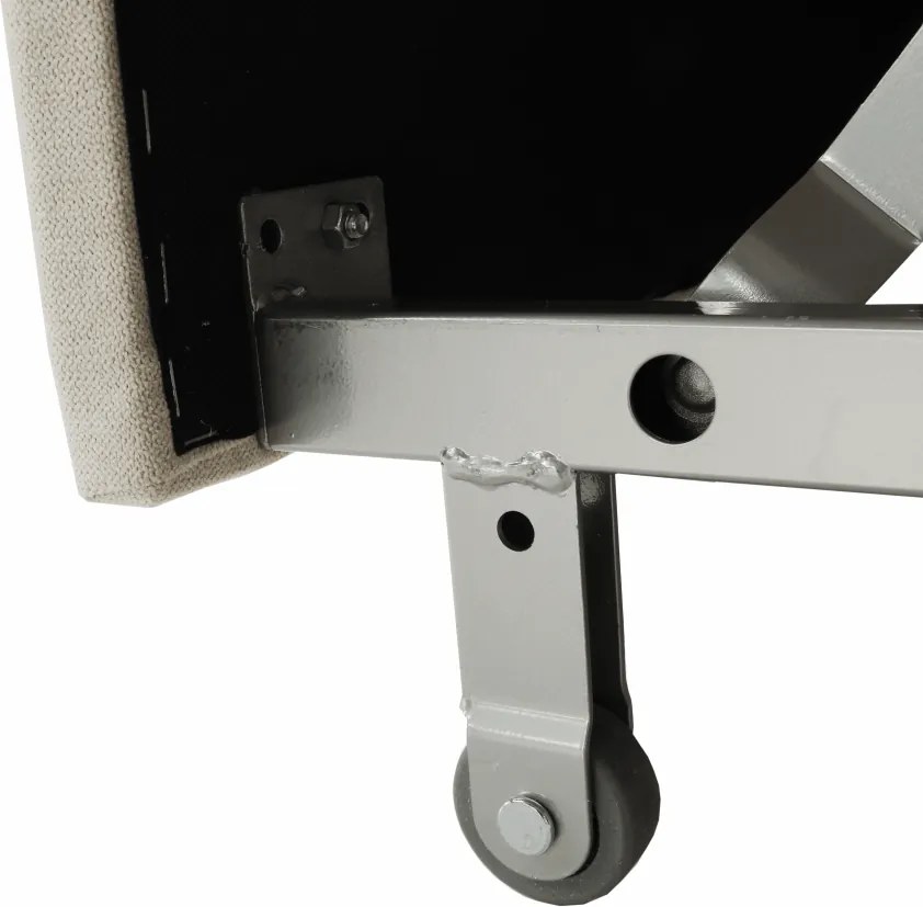 Sarokülőgarnitúra, szürke-bézs taupe, balos, FABIA