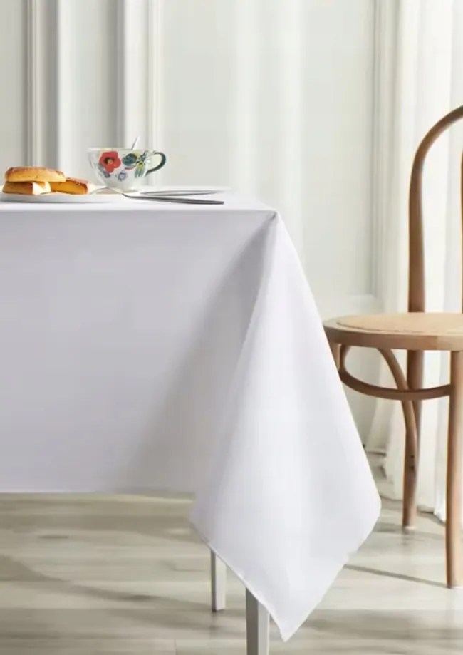 Teflon terítő, sima, fehér, 120x220 cm