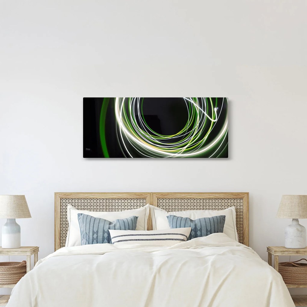 Kép zöld vonalak (120x50 cm)