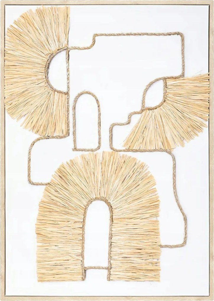 Inaya fali dekoráció 50x70 cm fehér