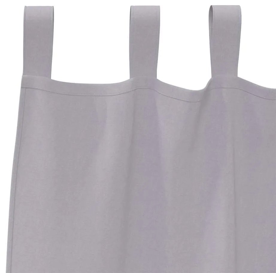 Függönyök függönyökkel 2 pcs Fém szürke 225x140cm Poliészter
