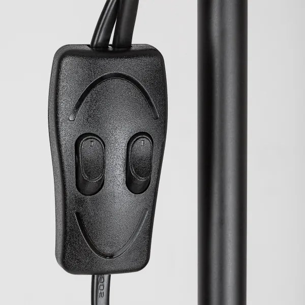 Brilagi - Állólámpa ARIANA 1xE27/100W/230V + 1xE14/25W fekete