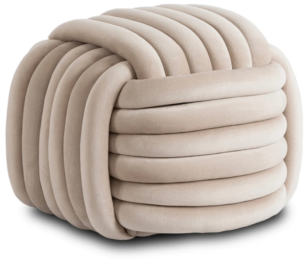 Bársonypuff Magma, bézs