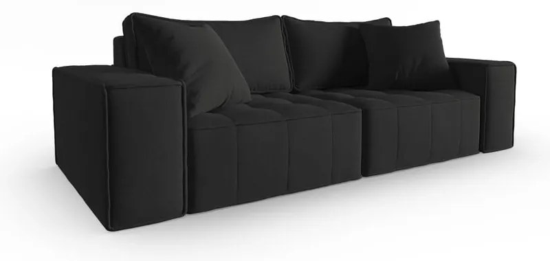 Fekete kanapé 212 cm Mike – Micadoni Home