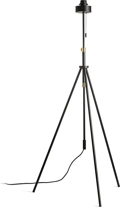 RENDL LUTON állólámpa talapzat fekete/sárgaréz 230V LED E27 15W