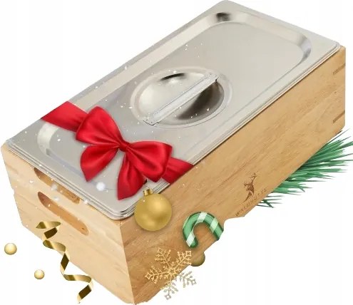 Ételtároló Tartály Gyümölcs Zöldség Rozsdamentes 4L Waldhutte Fém