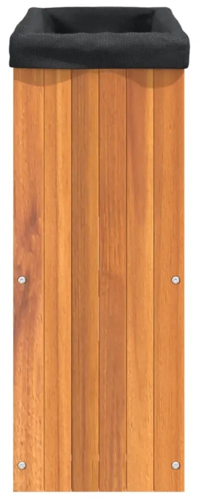 tömör akácfa kerti virágtartó 59x27,5x70 cm