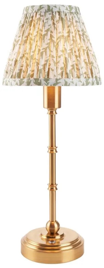 Endon 114800 - LED Dimmelhető Asztali lámpa tölthető BURLEY LED/1,5W/5V réz/zöld