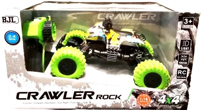 Crawler Rock 4WD 1:18 méretarányú 2,4 GHz-es távirányítós Pick Up