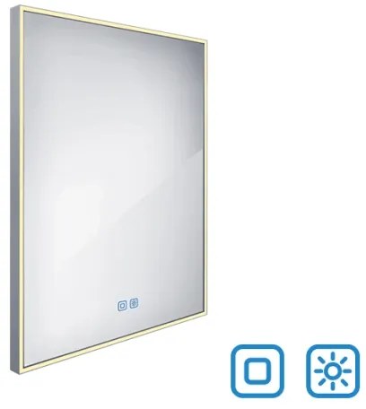NIMCO ZP 13002VX - LED háttérvilágítású fürdőszobai tükör 3000-6500K 80x60 cm IP44