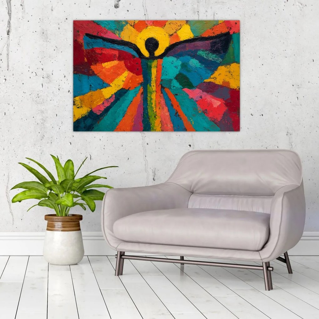 Kép - Festett angyal (90x60 cm)