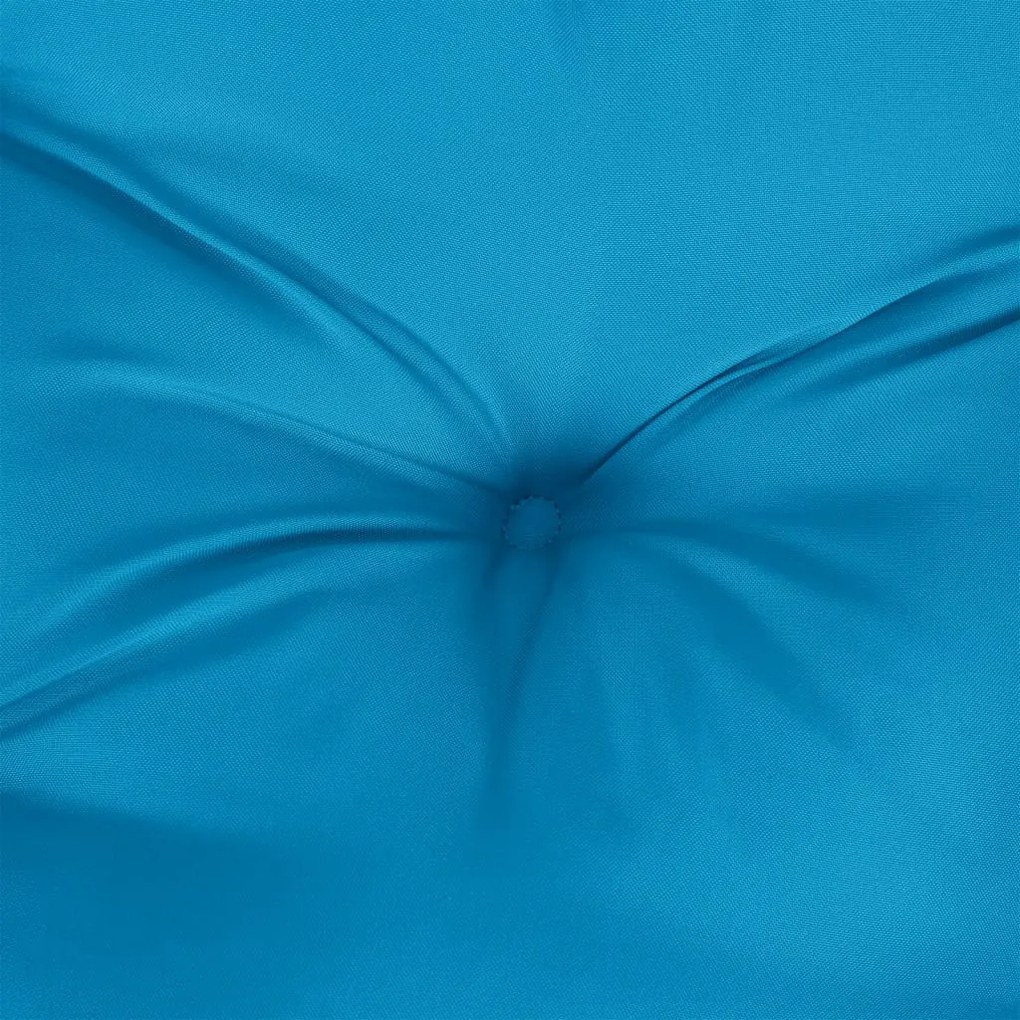 világoskék oxford szövet kerti padpárna 200 x 50 x 7 cm