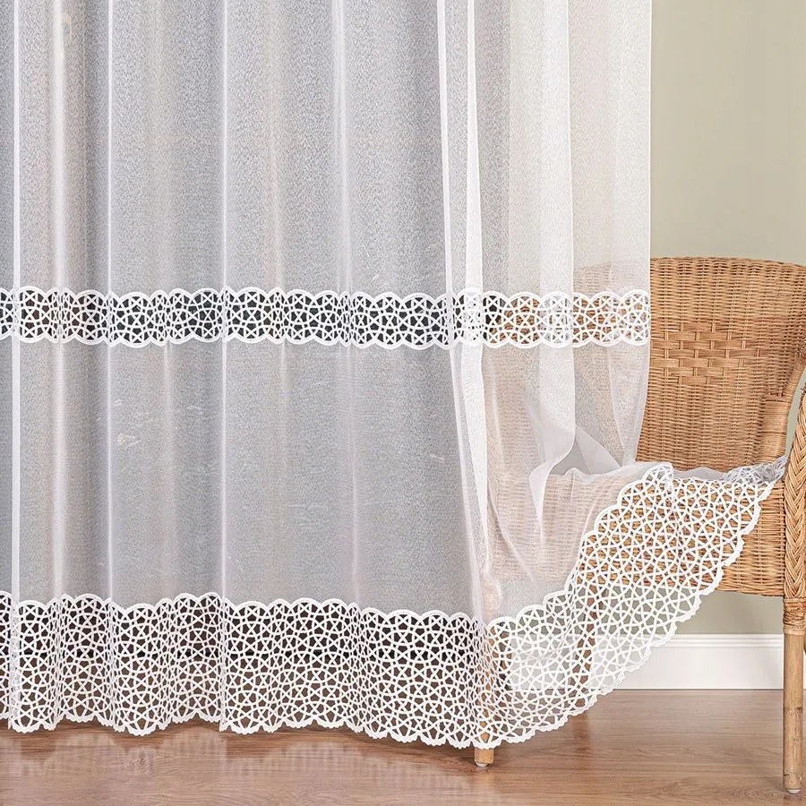 Mg Markizeta prémium 6046 Enzo fehér, gipiurával Fehér 290cm 0,5m Ár! R