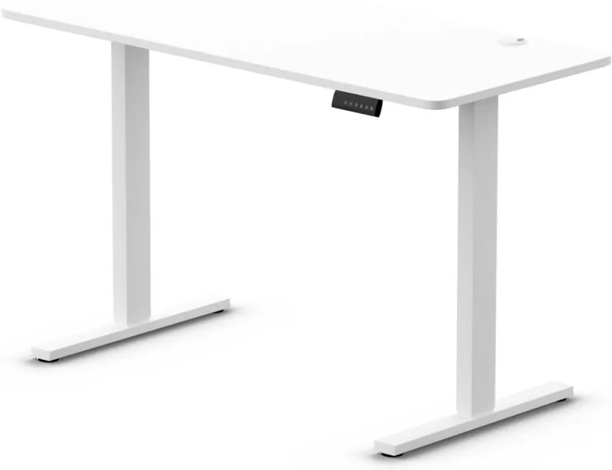 Elektromosan állítható magasságú íróasztal ülő-/állómunkához 120x60 cm fehér LVN System Control+