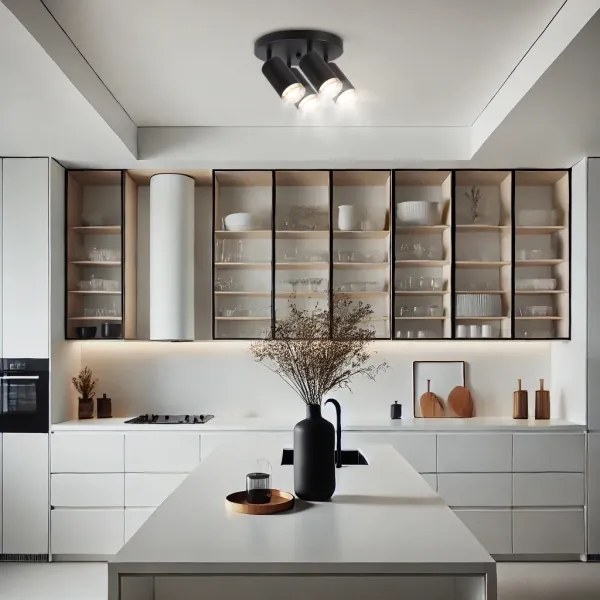 Brilagi - Fürdőszobai spotlámpa SELE AQUA 4xGU10/30W/230V IP44 fekete