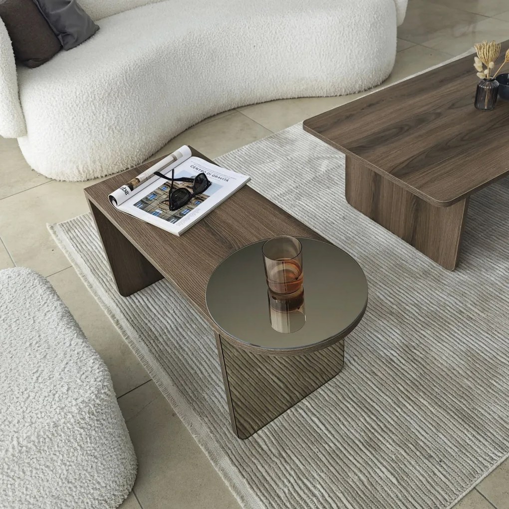 Luna 2 - Bronze, Walnut