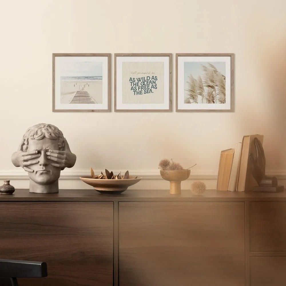 Kép szett 3 db-os 30x40 cm Seaside – Styler