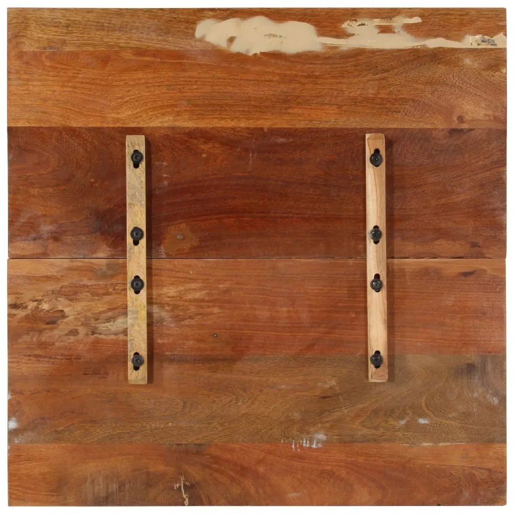 vidaXL négyszögű tömör újrahasznosított fa asztallap 80x80 cm 25-27 mm