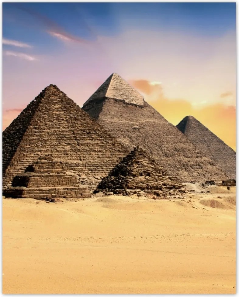 Poszterek 40x50 Egyiptomi piramisok