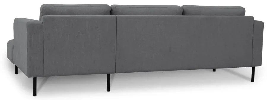 Sötétszürke sarokkanapé (jobb oldali) Hero – Scandic