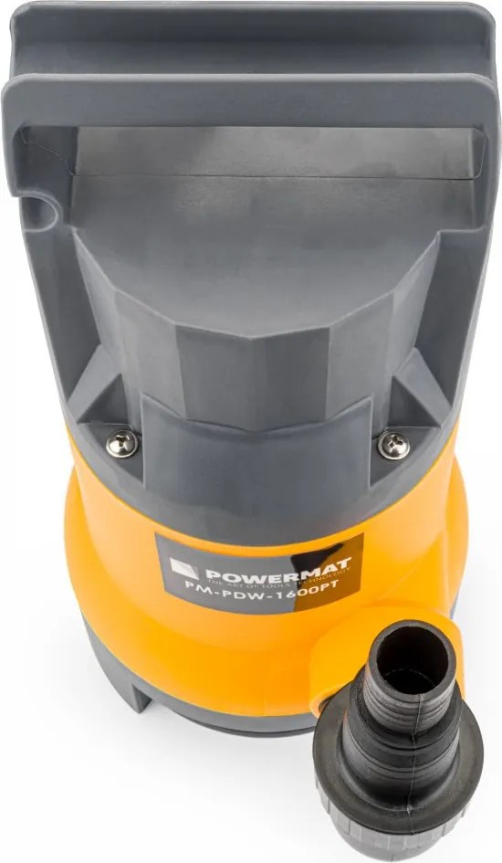 Búvárszivattyú úszóval szennyezett vízhez, 1600W PM-PDW-1600PT