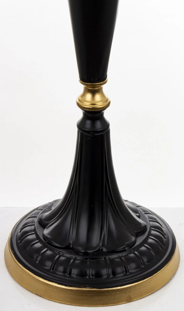 Antikolt design Váza XL fém fekete 95x25,5x25,5cm