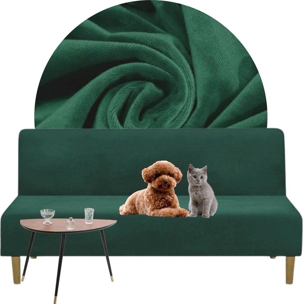 Versailles Kanapé Huzat Prémium Velúr Plüss Elasztikus 190-210 Oeko-tex