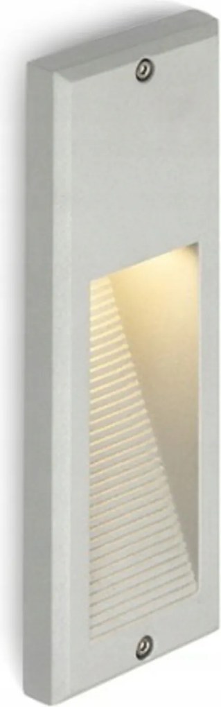 Süllyesztett kültéri Led lámpatest Rendl Faca 2W IP54 ezüstszürke 3000K