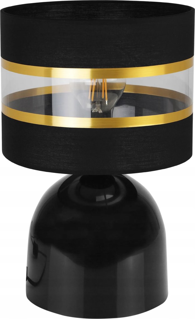 Éjjeli Asztali Lámpa Lámpabúra Elegáns Arany 20 CM