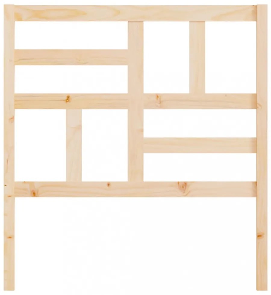 tömör fenyőfa ágyfejtámla 106x4x104 cm
