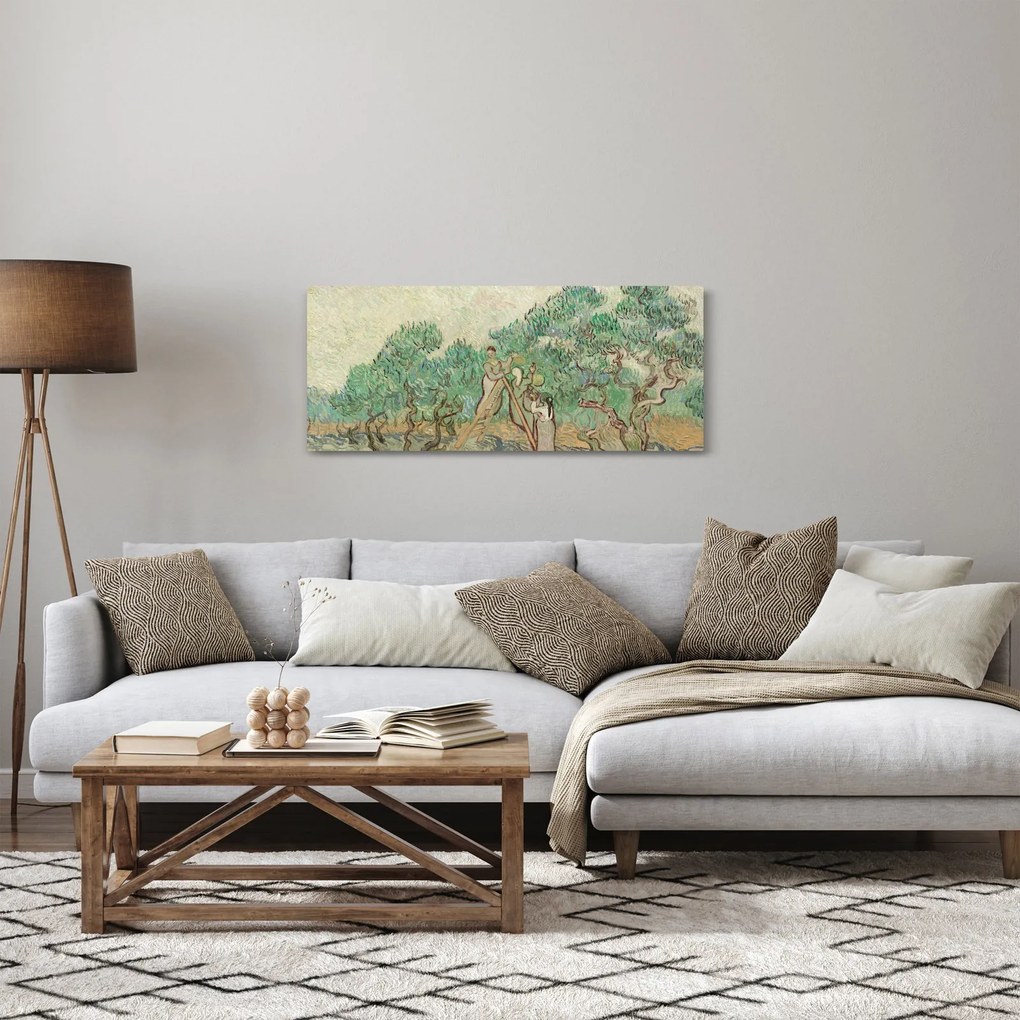 Kép - Vincent van Gogh, The Olive Orchard, reprodukciók (120x50 cm)