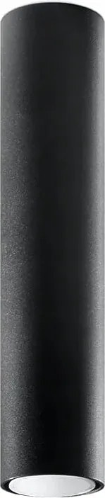 Mennyezeti spot lámpatest 40 cm fekete Sollux konyhai spot