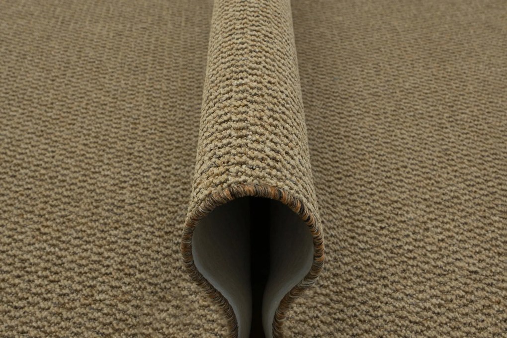 250x350 cm Divatos Praktikus Hurkos Szőnyeg Rubens Bézs-barna Méretre