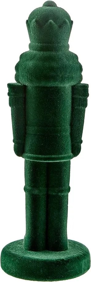 X-MAS ditótörő 32 cm, bársony zöld