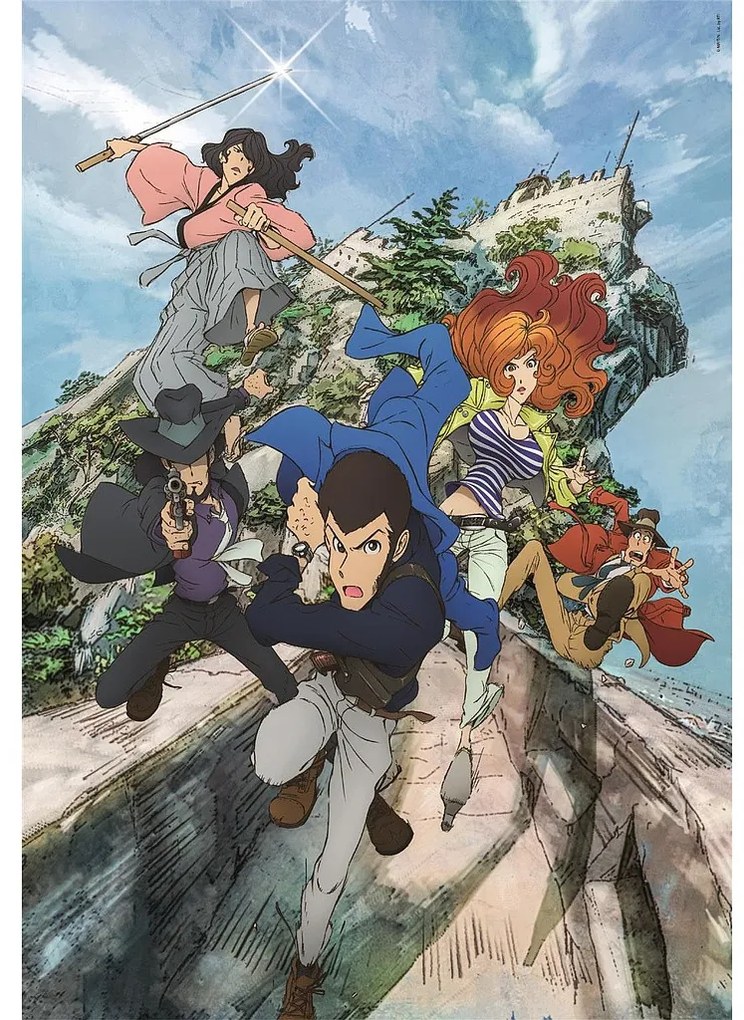 Lupin III Grand Escape 1000 db-os Compact puzzle Clementoni