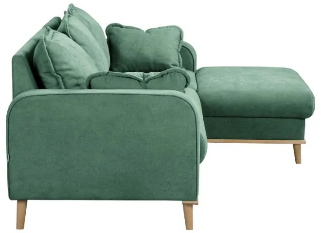 Türkiz sarokkanapé (jobb oldali) Beata – Ropez