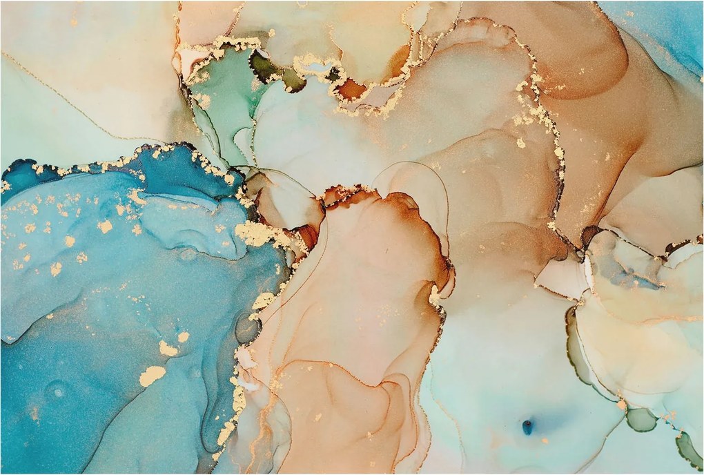 Fotótapéta Flizelin Fali ragasztó készlet Színes absztrakt 104x70 Ragasztó